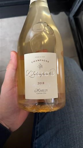 Penušava vina Blanc brut L'Intemporelle Mailly 2018 Francuska Шампања Šampanjac AOC Grand Cru