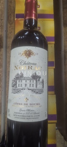 Bordeaux Côtes-de-bourg Château Nozac 2010
