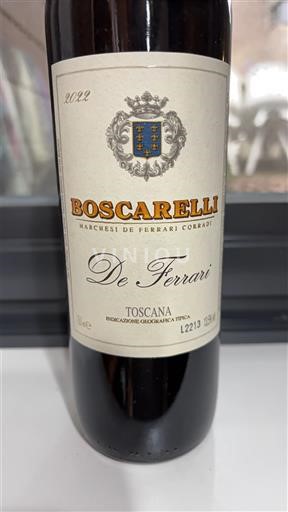 Verërat Rouge sec De Ferrari Boscarelli 2022 Itali Toskana E paspecifikuar DOC