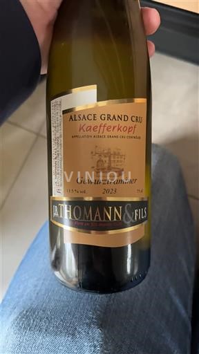Alsace Ikke spesifisert Grand Cru J. Thomann & Fils Kaefferkopf 2023