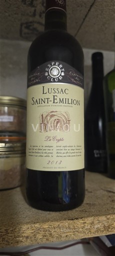 Bordo Лусак-Сент-Емилион Expert Club La crypte 2013