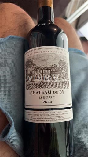 Verërat Rouge sec Château By 2023 Francë Bordoja Médoc AOC