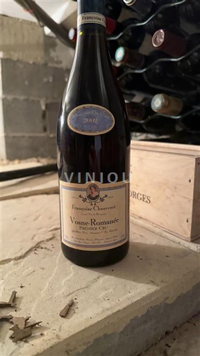 Вина Rouge sec Françoise Chauvenet 2002 Francuska Burgundija Вон-Романе AOC Premier Cru