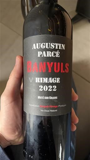 Вина Rouge sec Rimage Augustin Parcé 2022 Francuska Rusijon Nespecificirano AOC
