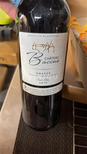Bordeaux Graves Château Baccus Elsa 2019