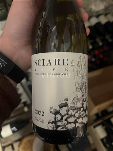 Verërat Blanc sec Sciare Vive Massimo Padova 2022 Itali Siçili Tokat e Siçilisë IGT
