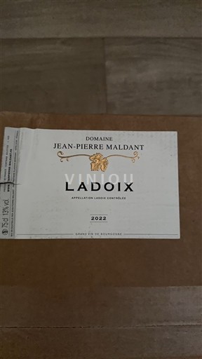 Borgonha Ladoix Domaine Jean-Pierre Maldant 2022