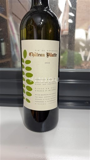 Burdeos Bordeaux blanco Château Vilatte 2022