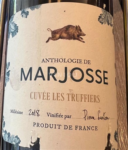 Viner Rouge sec Anthologie de Marjosse - Cuvée Les Truffiers Château Marjosse 2018 Frankrike Bordeaux AOC