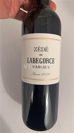 Bordo Margaux Château Labégorce Zédé de Labégorce 2019