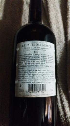 Languedoc Ikke spesifisert Les Hauts de Lalande Ikke-årgang