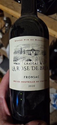 Bordoja Fronsac Château La Rose de Brena 2020
