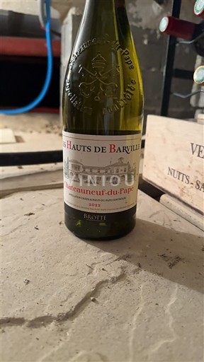 Lugina e Ronës Châteauneuf-du-Pape Brotte Les Hauts de Barville 2022