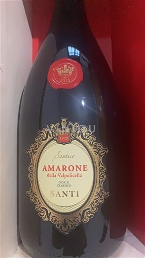 Venecia Amarone della Valpolicella Santi 2016