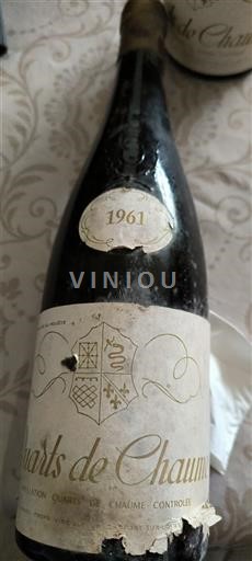 Viner Blanc liquoreux Domaine Baumard 1961 Frankrike Loiredalen Quarts de Chaume AOC