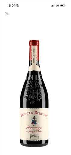 Rhônedalen Châteauneuf-du-Pape Château Beaucastel Hommage à Jacques Perrin 2014
