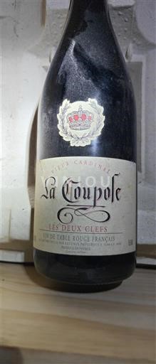 Verërat Rouge sec Les Deux Clefs La Coupole Non millésimé Francë Bordoja Bordo AOC