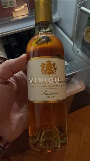 Bordoja Sauternes Château Suduiraut 2017