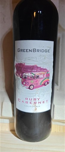 Californiske AVA-er Ikke spesifisert GreenBridge Ruby Cabernet 2013