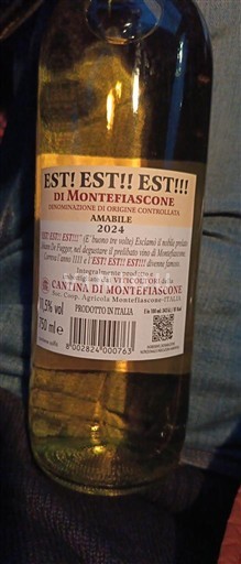 Viner Blanc sec Cantina di Montefiascone 2024 Italia Latium Ikke spesifisert DOC