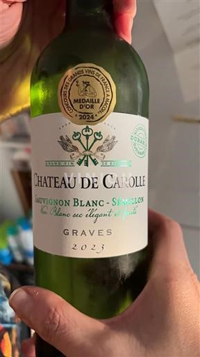 Bordeaux Graves Château Carolle 2023