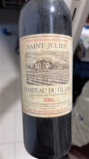 Bordeaux Saint-Julien Château Glana 1985