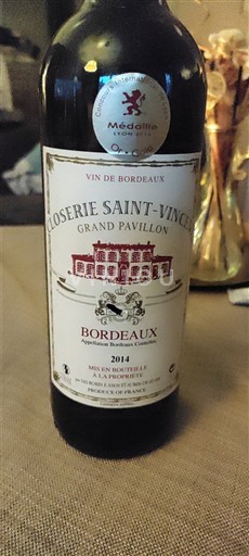 Bordeaux Closerie Saint-Vincent Grand Pavillon 2014