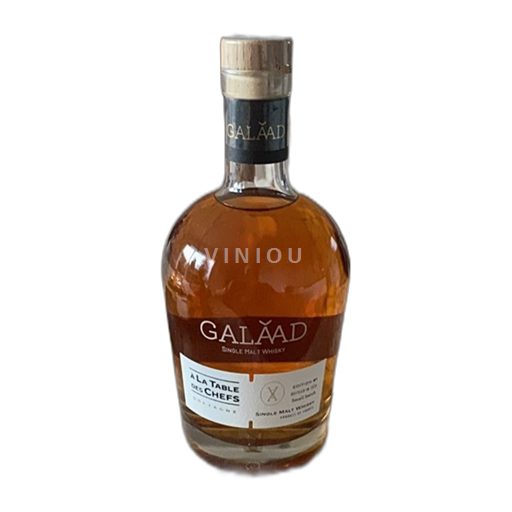 Viski Single Malt Whisky A la tables des chefs de la distillerie : Galaad 5 ans d'âge distillé en 2020 Francuska Бретања