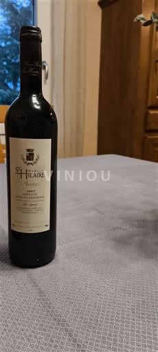 Bordoja Saint-Émilion Grand Cru St Hilaire 2007