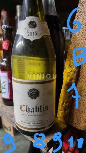 Bourgogne Chablis S.A.E. DE OLIVEIRA LECLERC 2019