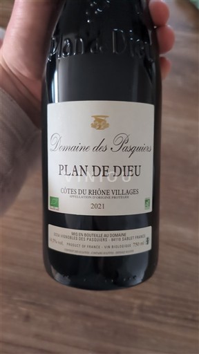 Lugina e Ronës Fshatrat e Rrjedhave të Ronës Domaine Pasquiers Plan de Dieu 2021