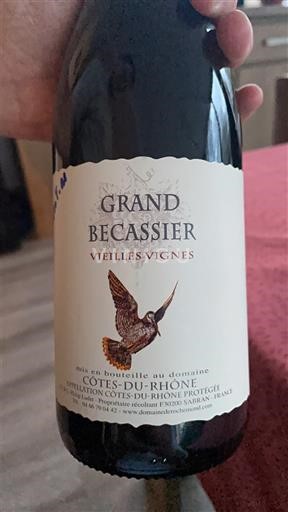 Rhônedalen Côtes-du-rhône Domaine Grand Becassier Vieilles Vignes 2018