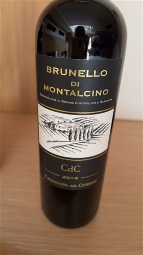 Toscana Brunello di Montalcino Casanova dei Cerbaia CdC 2019
