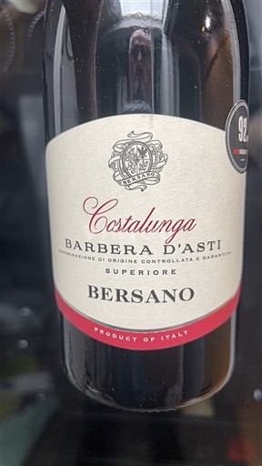 Pijemont Barbera d'Asti Bersano Costalunga Non Millésimé