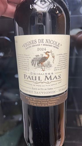 Lengdok dhe Rusionjë Vend e Oksonisë Domaine Domaines Paul Mas Vignes de Nicole 2024