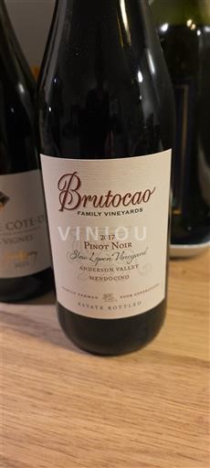 Kalifornijske AVA Андресон Вали Brutocao Family Vineyards Pinot Noir, Slow Lopéz Vineyard 2017