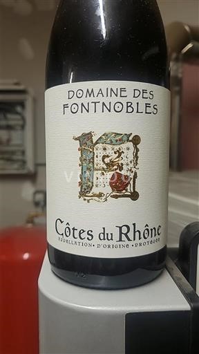 Rhônedalen Côtes-du-rhône Domaine Fontnobles 2022