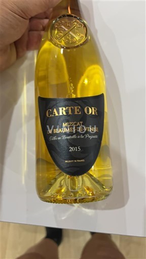 Rona dolina Muscat iz Beaumes-de-Venise Carte Or 2015