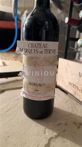 Bordo Margaux Grand Cru Château Marquis de Terme 1996