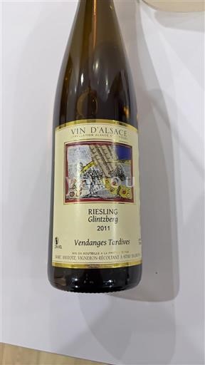 Alsace Cave de Ribeauvillé Glintzberg RIESLING 2011