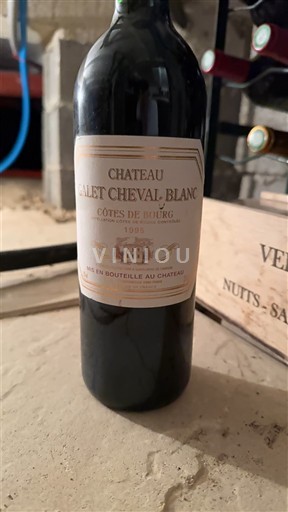 Bordeaux Côtes-de-bourg Château Galet Cheval Blanc 1995