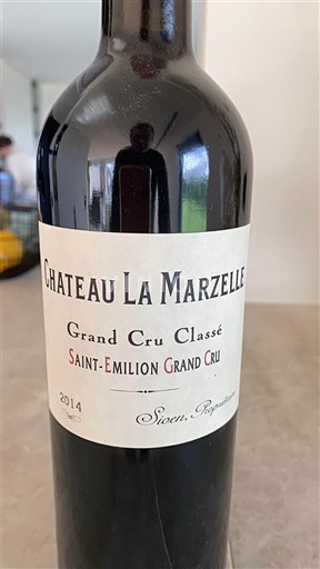 Вина Rouge sec Château La Marzelle 2014 Francuska Bordo Сент-Емилион Гранд Кру AOC Grand Cru
