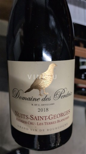 Burgundi Nuits-Sainte-Georges Premier Cru Domaine Perdrix Les Terres Blanches 2018