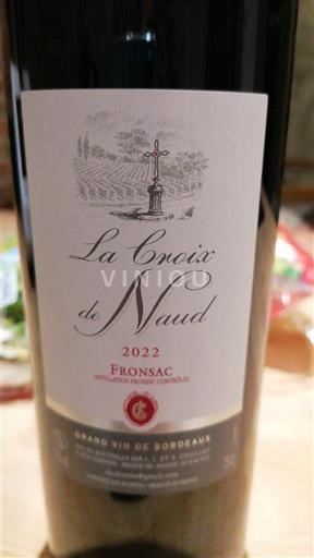 Bordoja Fronsac La Croix de Naud 2022