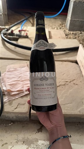 Viinit Rouge sec Clos du Roy Domaine Voarick 2000 Ranska Burgundi Mercurey AOC Premier Cru