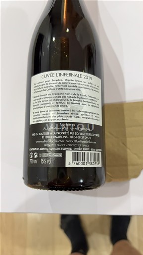 Languedoc Corbières Domaine Vieux Chêne L'Infernale 2019