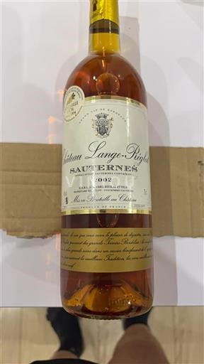 Bordoja Sauternes Château Lange-Reglat 2002