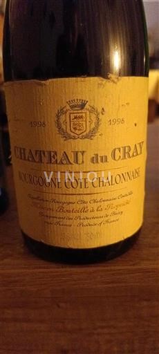 Burgundi Burgundy-Côte-Chalonnaise Château Cray 1996