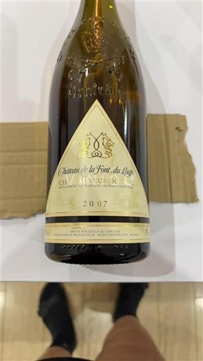 Lugina e Ronës Châteauneuf-du-Pape Château La Font du Loup 2007