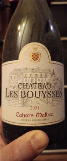 Jugperëndim Kahor Château Les Bouysses Cahors Malbec 2021